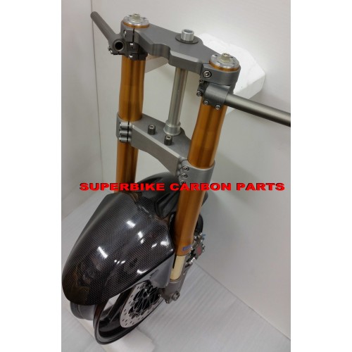 HONDA VTR SP1 SP2 - AVANTRENO SPECIALE FORCELLE OHLINS NIX, CERCHIO DYMAG IN CARBONI, IMPIANTO BREMBO SUPERBIKE.