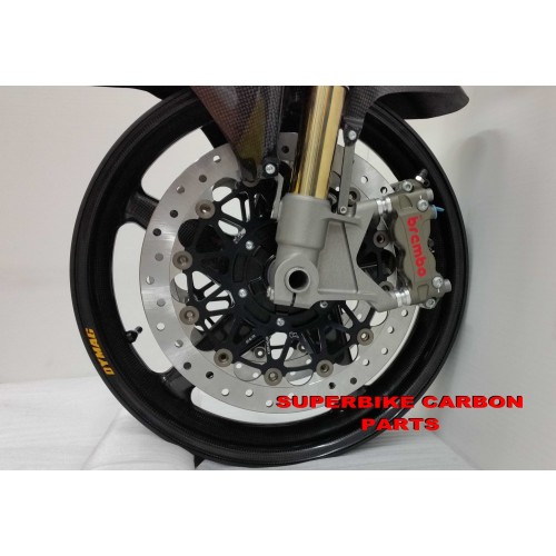 HONDA VTR SP1 SP2 - AVANTRENO SPECIALE FORCELLE OHLINS NIX, CERCHIO DYMAG IN CARBONI, IMPIANTO BREMBO SUPERBIKE.