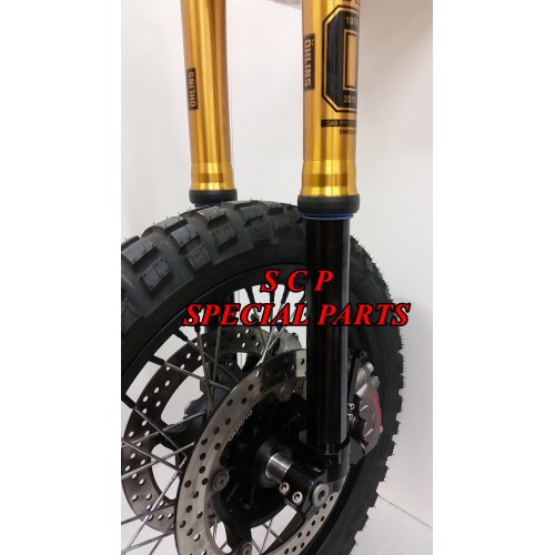 BMW HP2 MEGAMOTO - AVANTRENO OFF ROAD CON FORCELLE OHLINS RADIALI PRESSURIZZATE 